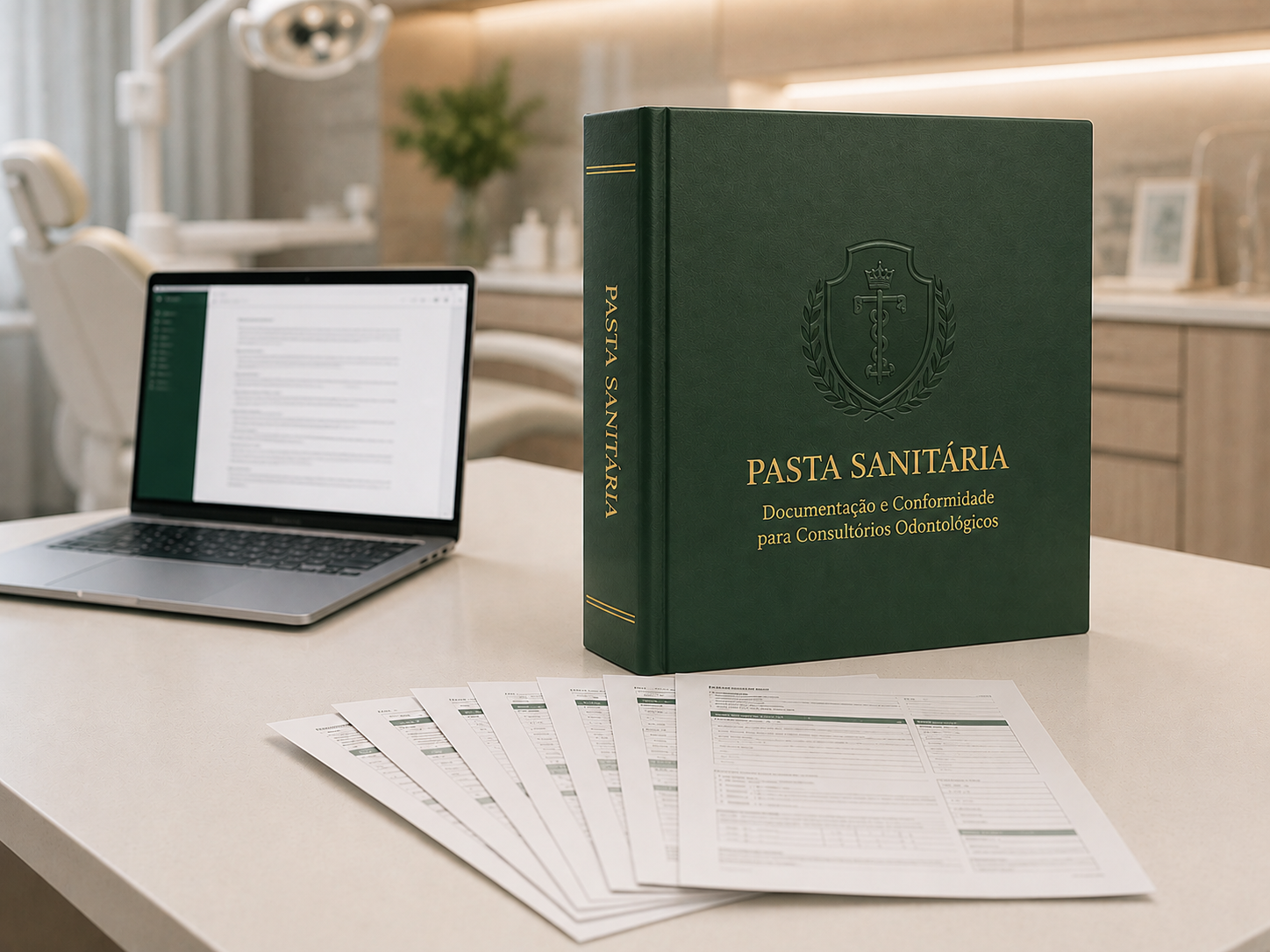 Pasta Sanitária Mockup